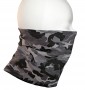 Camouflage, Herren Loop Schal, schwarz, grau